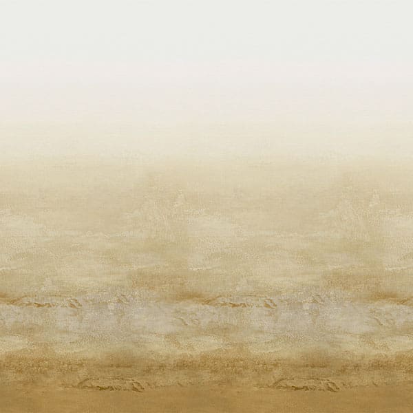 Painterly Amber Fire Retardant Curtain Fabric