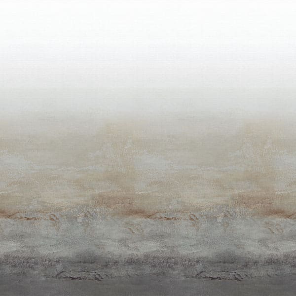 Painterly Truffle Fire Retardant Curtain Fabric