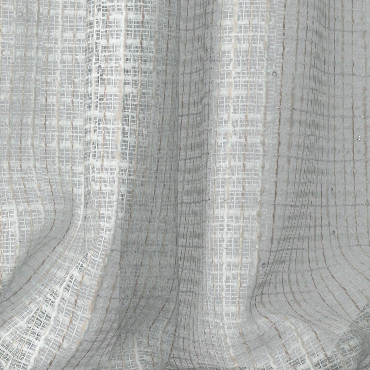 Sekers Glitz Pearl fire retardant curtain fabric, view 6