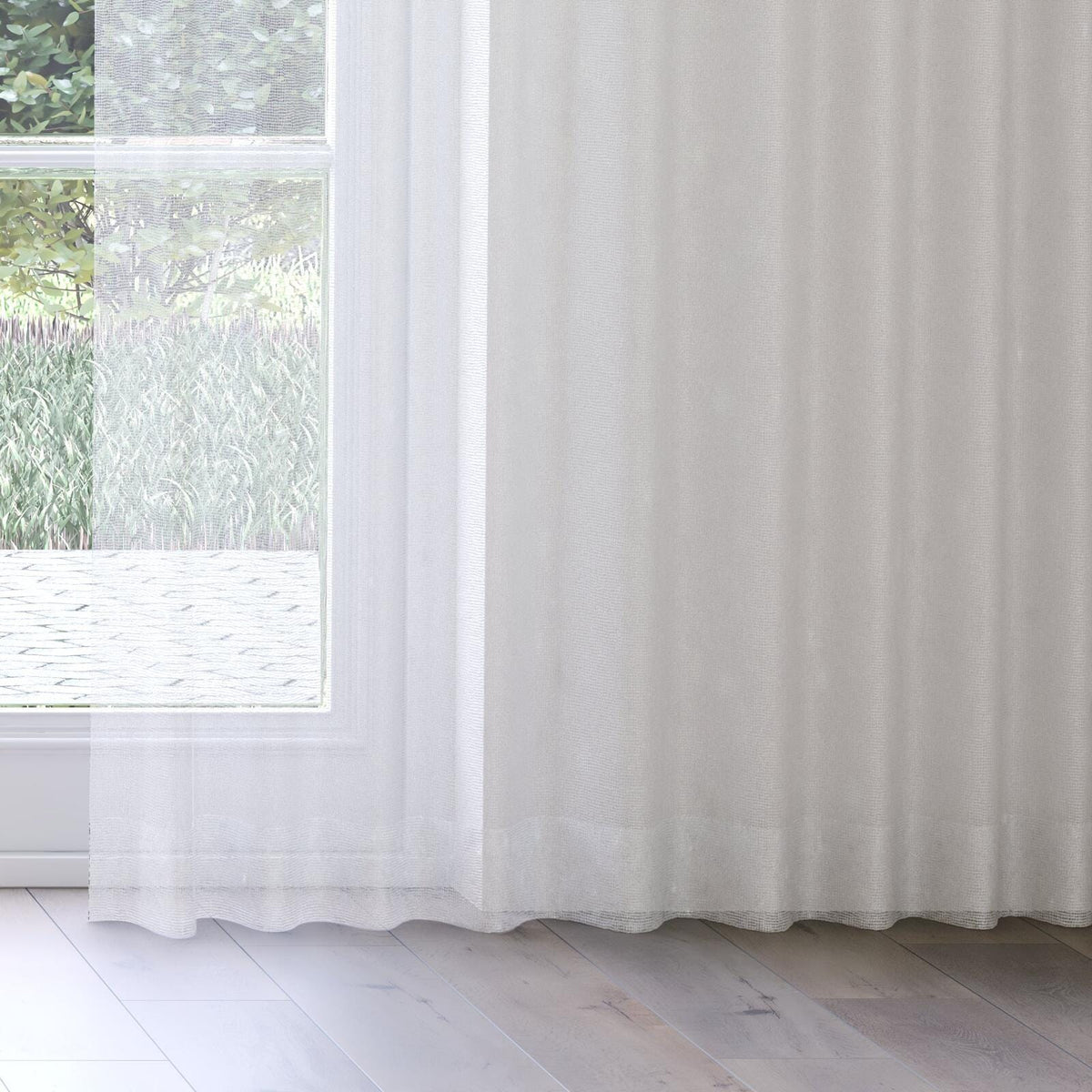 Sekers Cadillac Cappuccino fire retardant curtain fabric, view 6