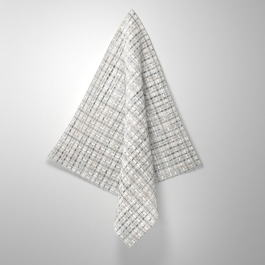 Sekers Glitz Sepia fire retardant curtain fabric, view 2