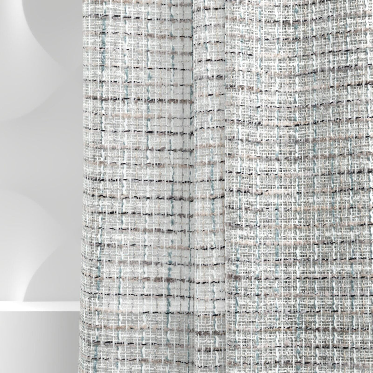 Sekers Glitz Topaz fire retardant curtain fabric, view 6