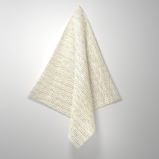 Sekers Twinkle Golden fire retardant curtain fabric, view 2