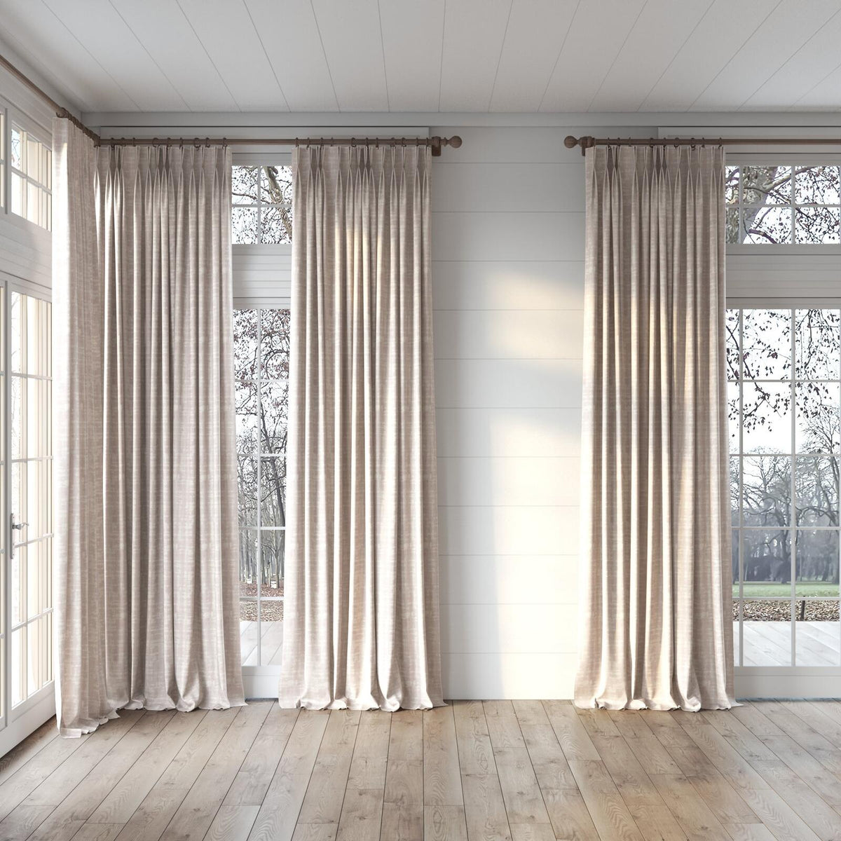 FR-One Modish Orchid fire retardant curtain fabric, view 7