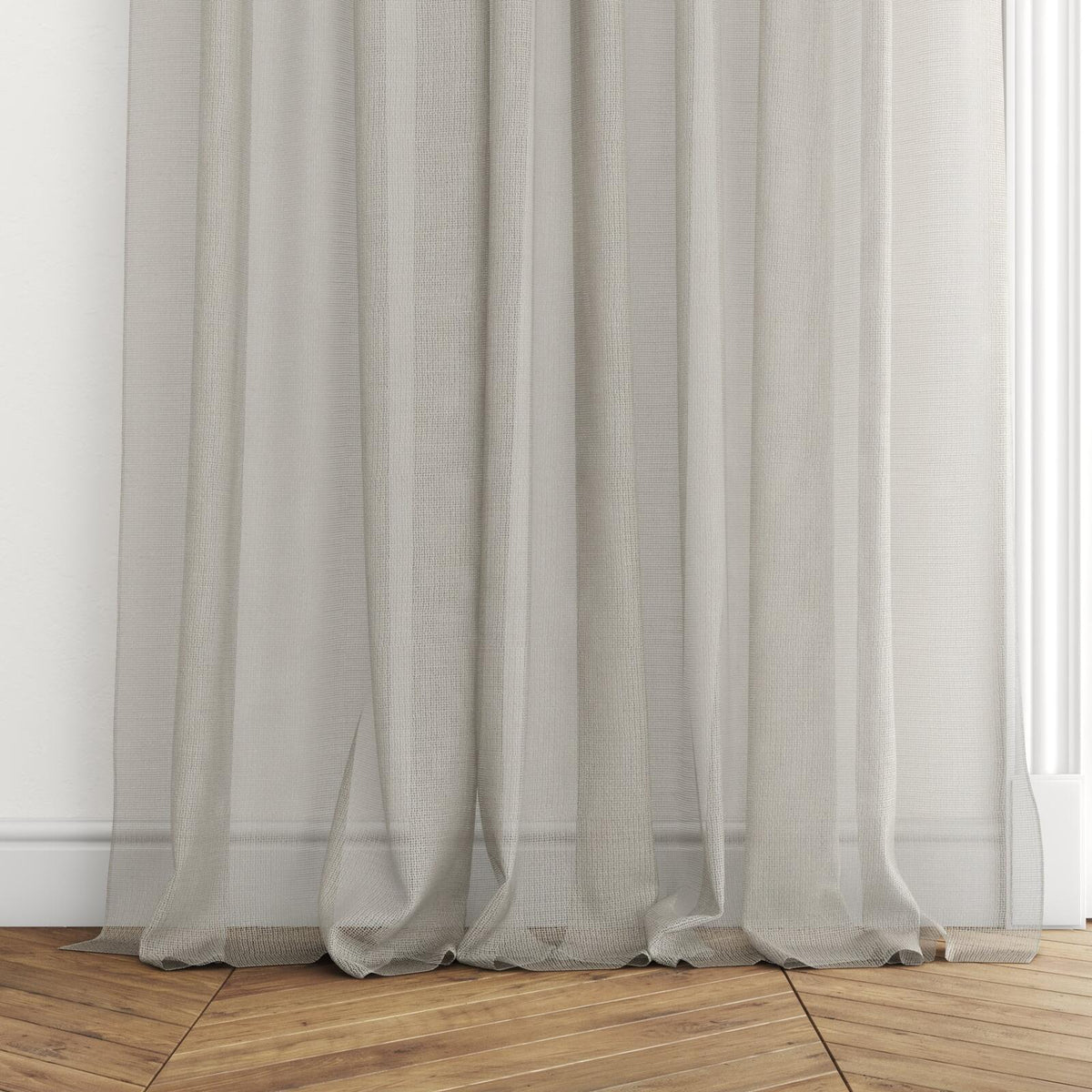 Sekers Aster Shell fire retardant curtain fabric, view 4