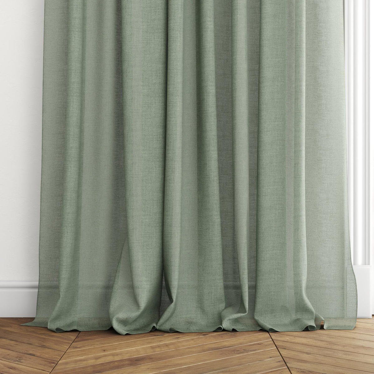 FR-One Statement Malachite fire retardant curtain fabric, view 5