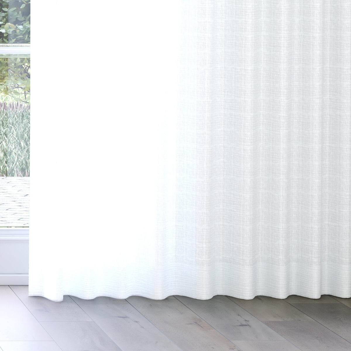 Sekers Wyvis Ash fire retardant curtain fabric, view 3