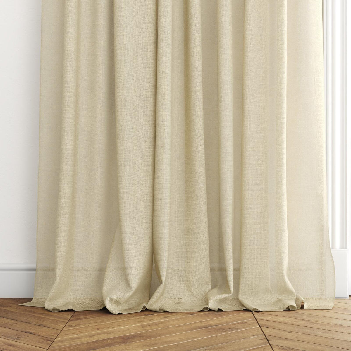 FR-One Statement Dune fire retardant curtain fabric, view 5