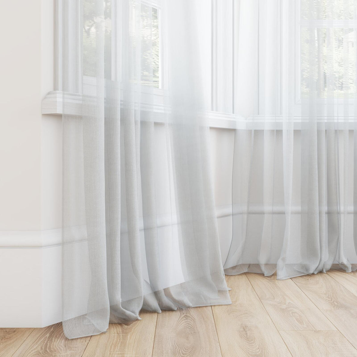 Sekers Zonda Opal fire retardant curtain fabric, view 3