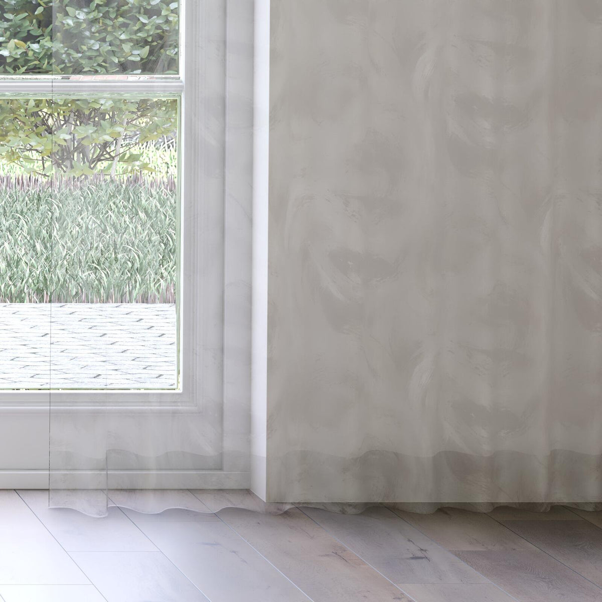 Sekers Nevis Seagrass fire retardant curtain fabric, view 3