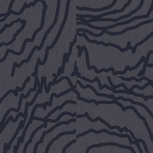 Kvadrat Woodtrace 0770 fire retardant curtain fabric, close-up