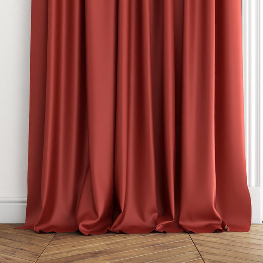 Sekers Vow Ruby fire retardant curtain fabric, view 2