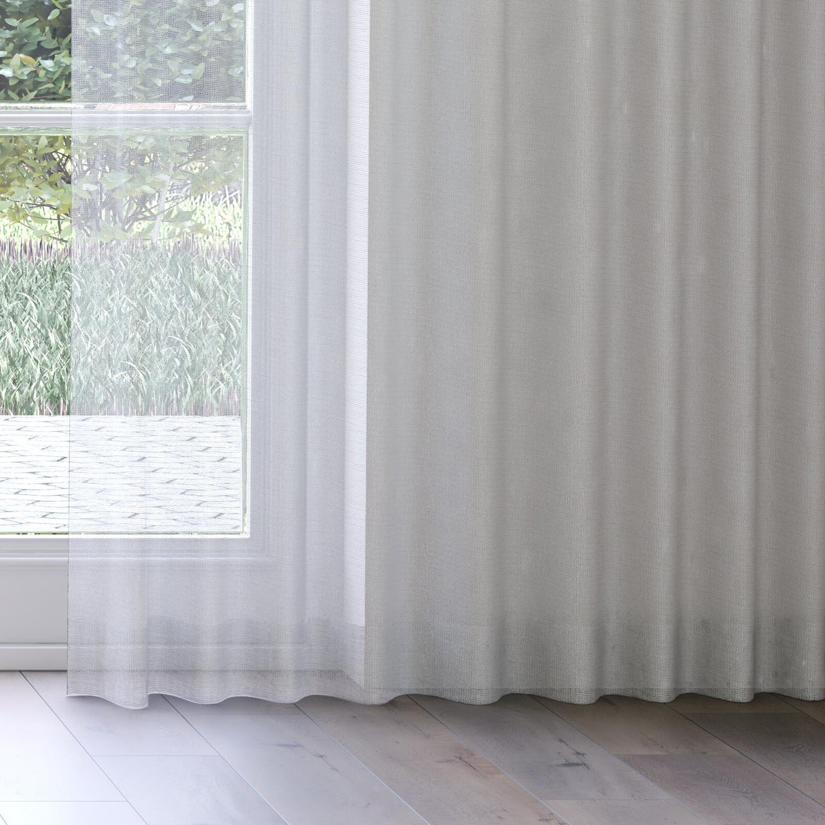 Sekers Aster Dime fire retardant curtain fabric, view 4