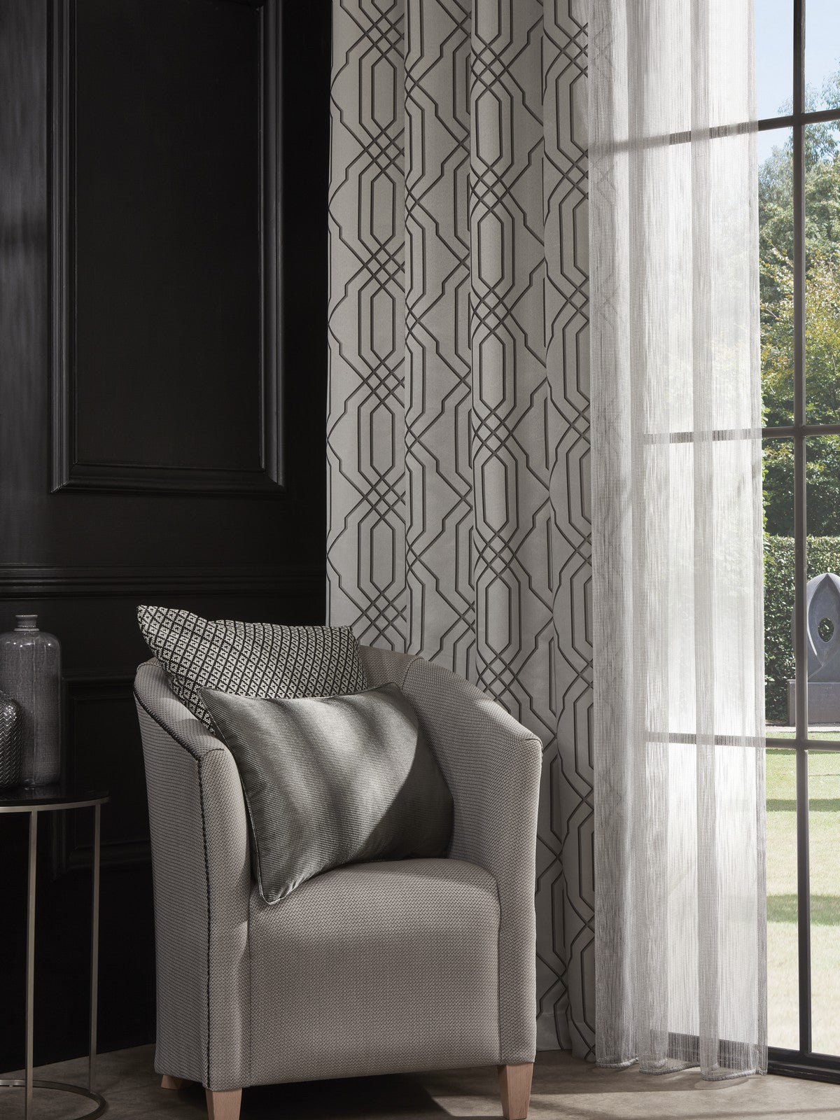 Burlington Graphite - Edmund Bell Weave lifestyle