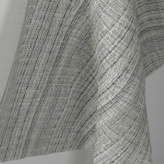Sekers Macdui Steel fire retardant curtain fabric, view 2