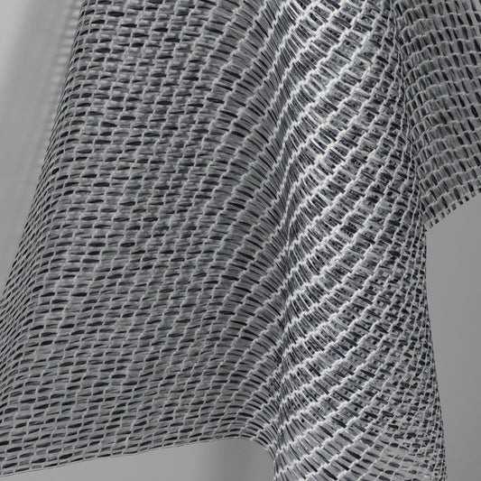Sekers Shamal Ash fire retardant curtain fabric, view 2