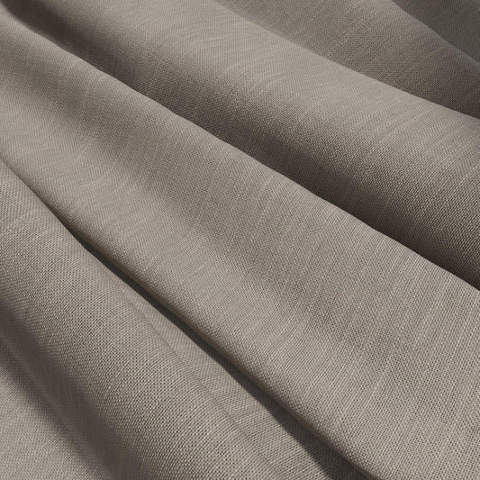 Sekers Areo Taupe fire retardant curtain fabric, view 2