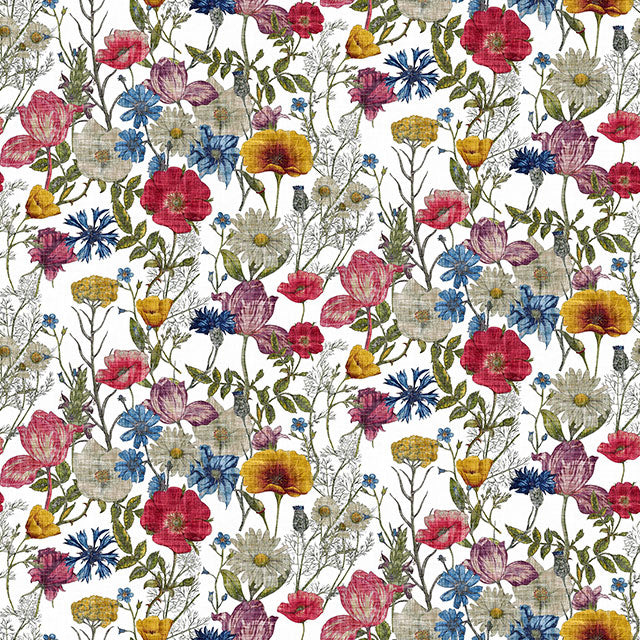 Bancroft Levens Wildflower Fire Retardant Curtains