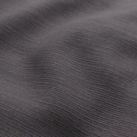 Sekers Glamis Carbon fire retardant curtain fabric draped