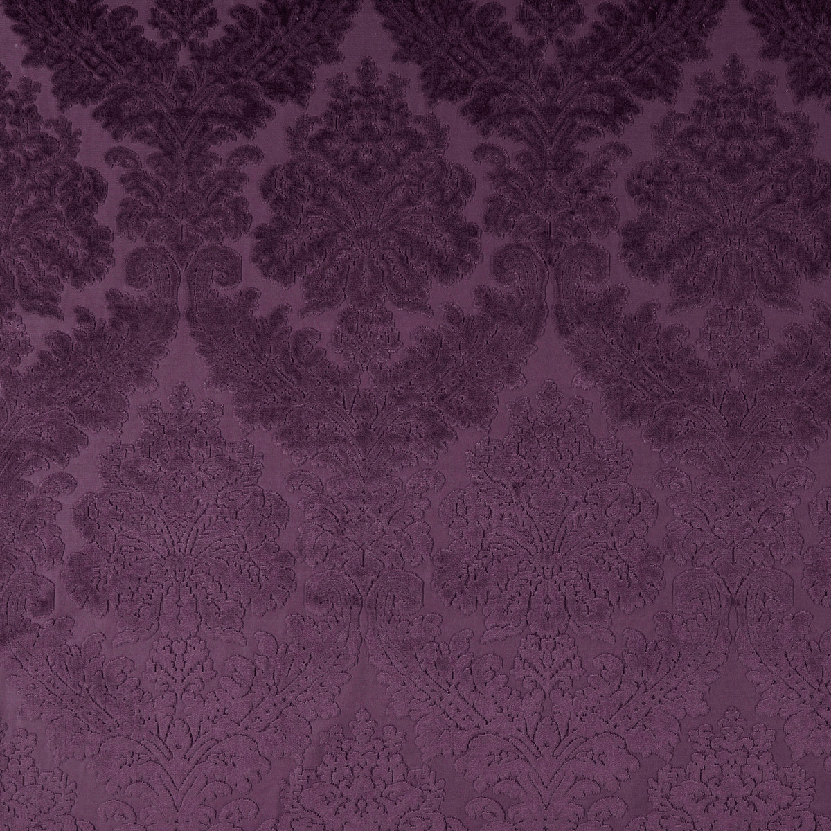 FR-One Gosh Aubergine fire retardant curtain fabric