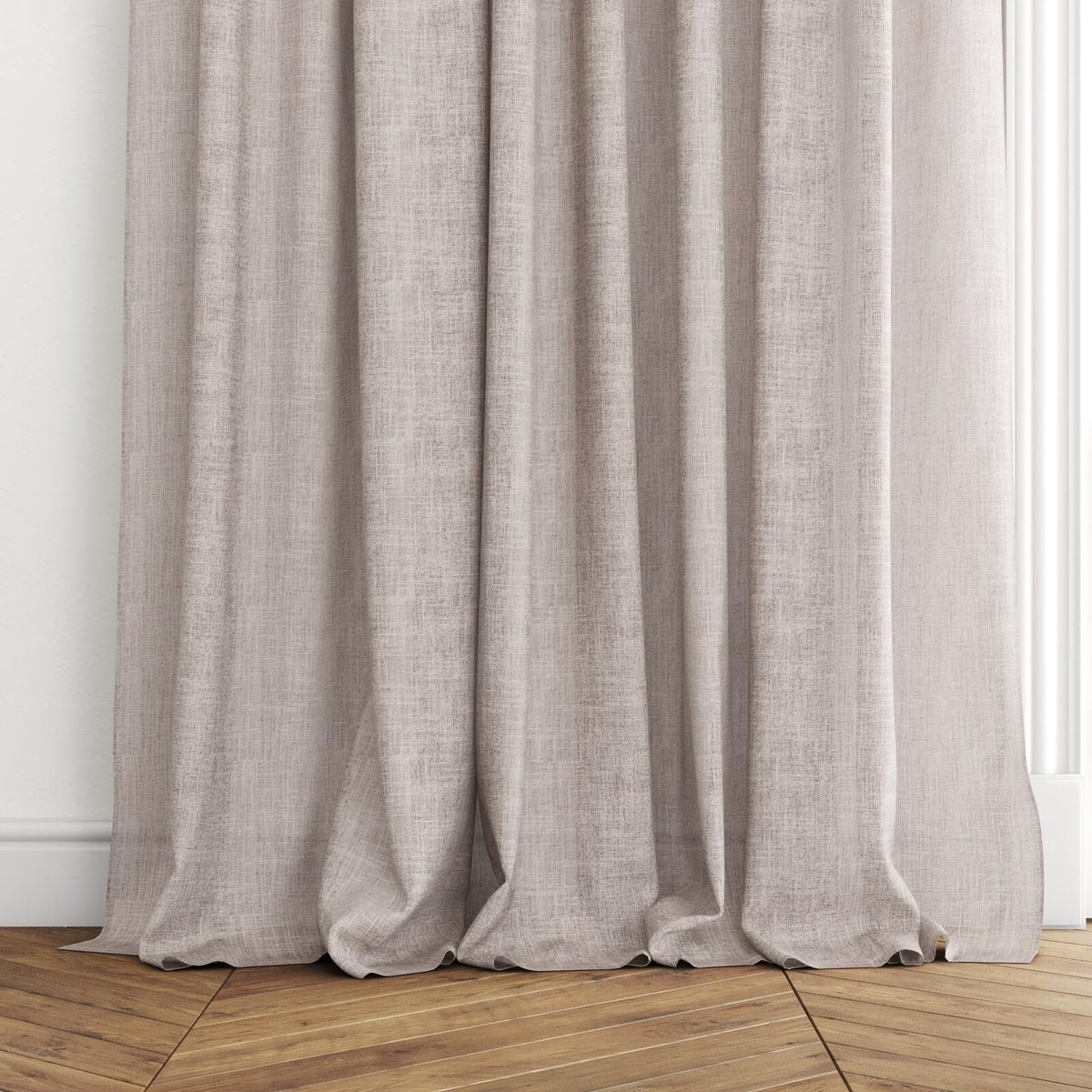 Sekers Lennox Quartz fire retardant curtain fabric, view 3