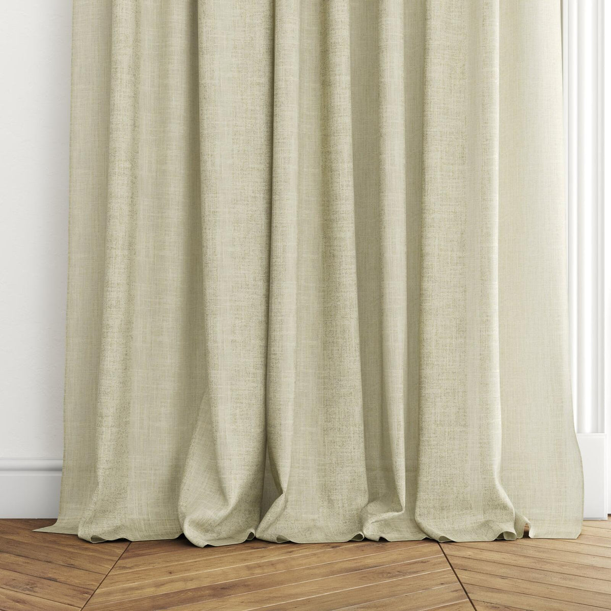 Sekers Lennox Sorbet fire retardant curtain fabric, view 3