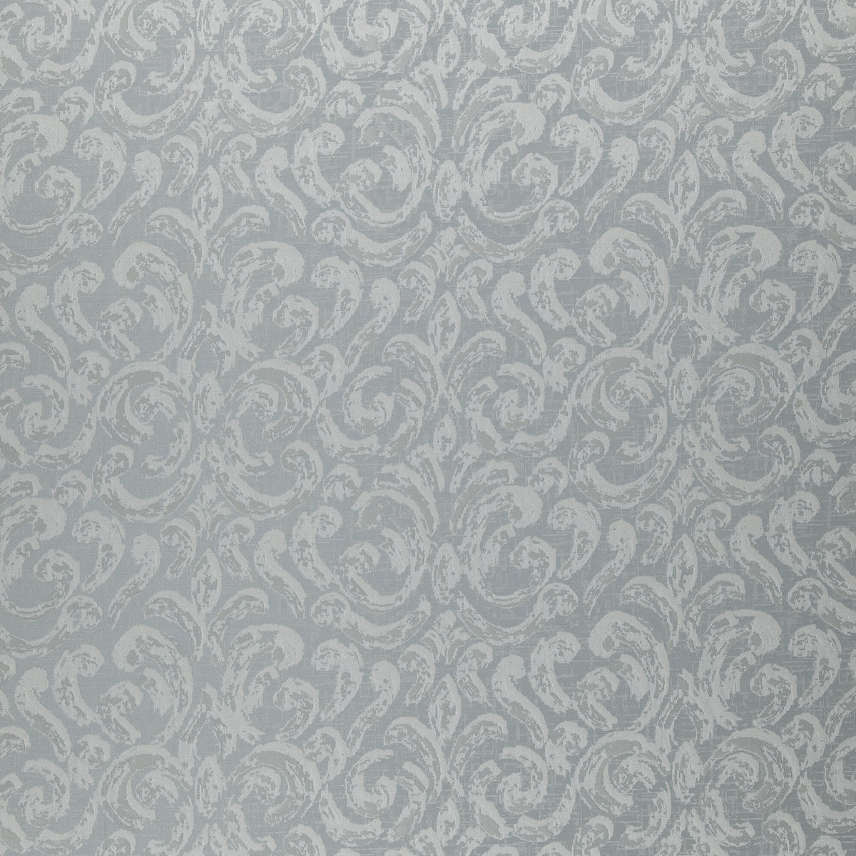 FR-One Ornate Silver fire retardant curtain fabric