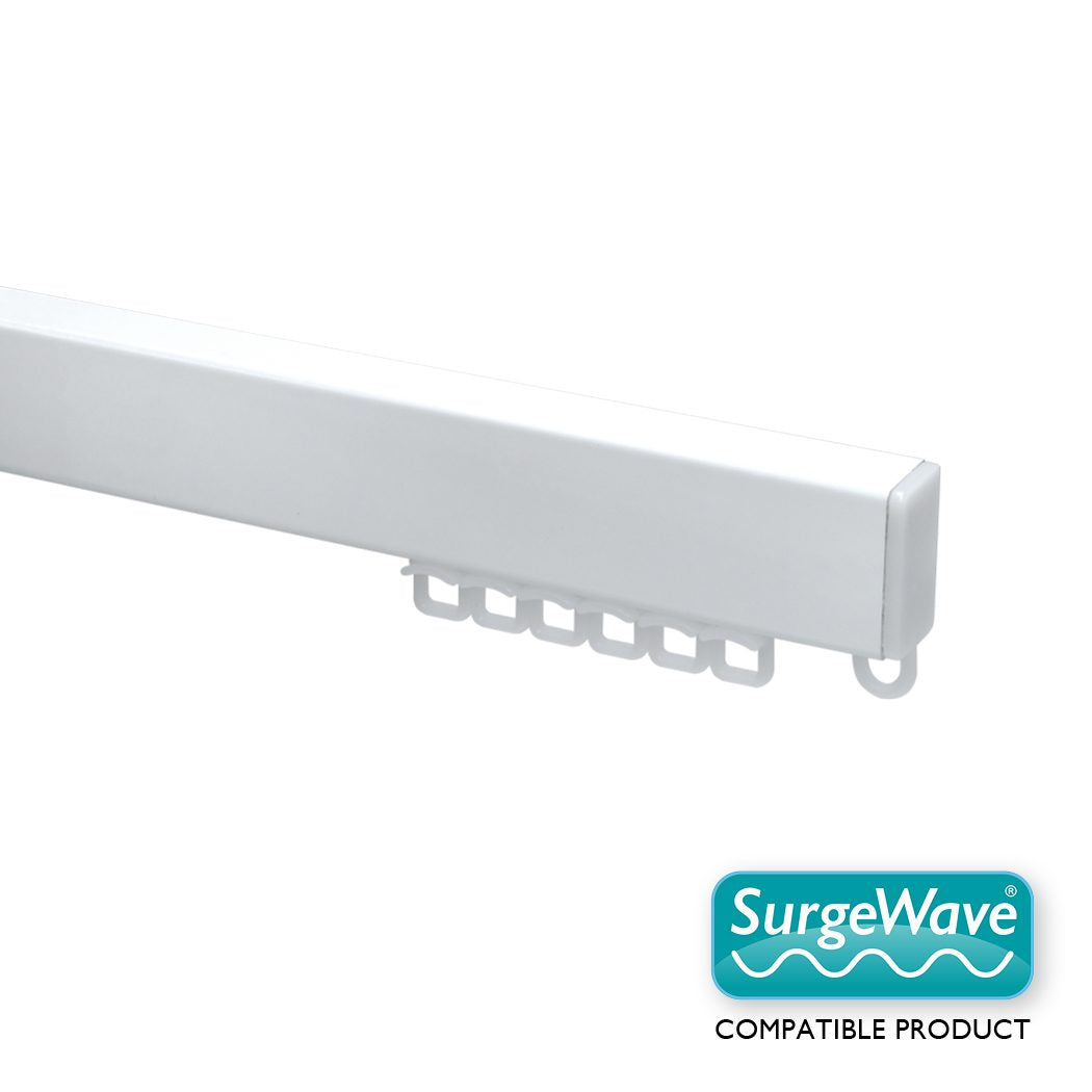 Heavy Duty H-Section Uncorded Track Kit - White