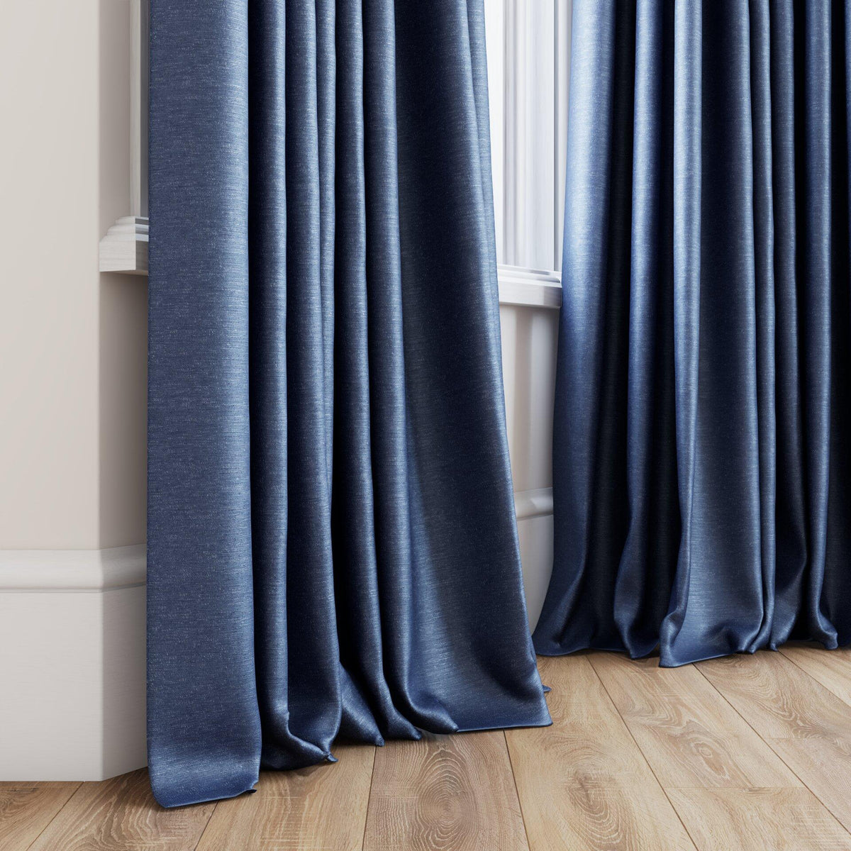 Sekers Riviera Jean fire retardant curtain fabric, view 3