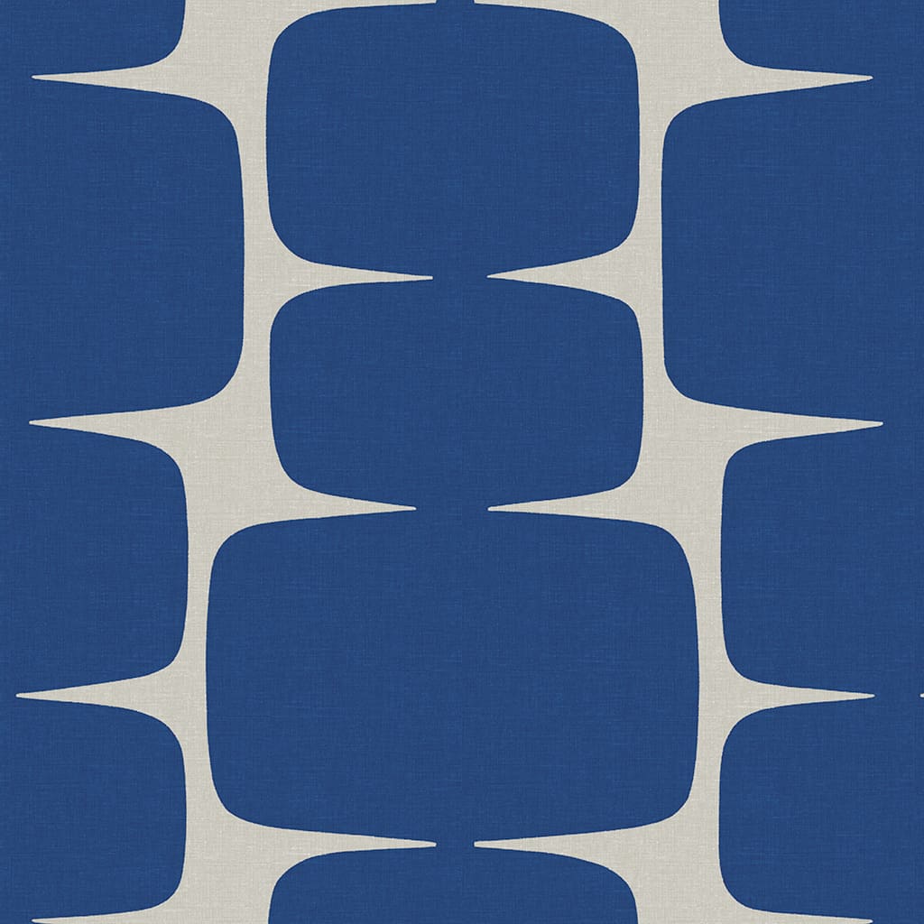 Panaz Lohko A35 Indigo Jasmine Fire Retardant Curtains