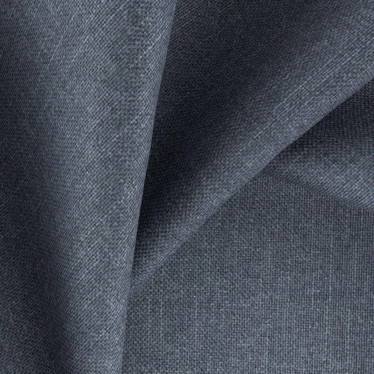Sekers Tenby Midnight fire retardant curtain fabric, view 2