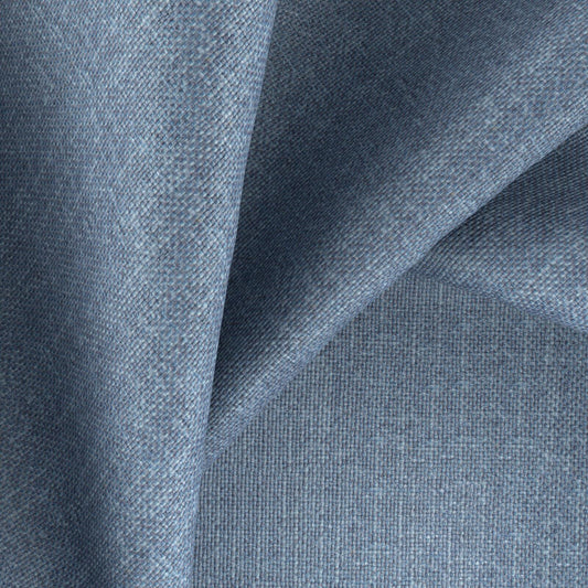 Sekers Tenby Denim fire retardant curtain fabric, view 2