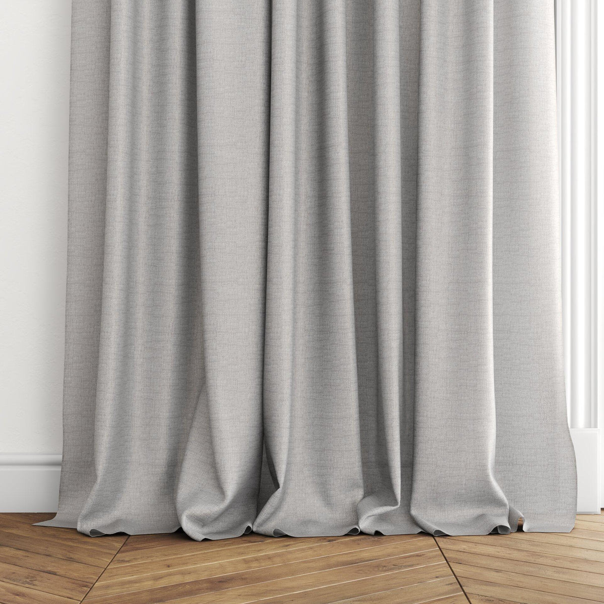 Sekers Yara Metal fire retardant curtain fabric, view 3