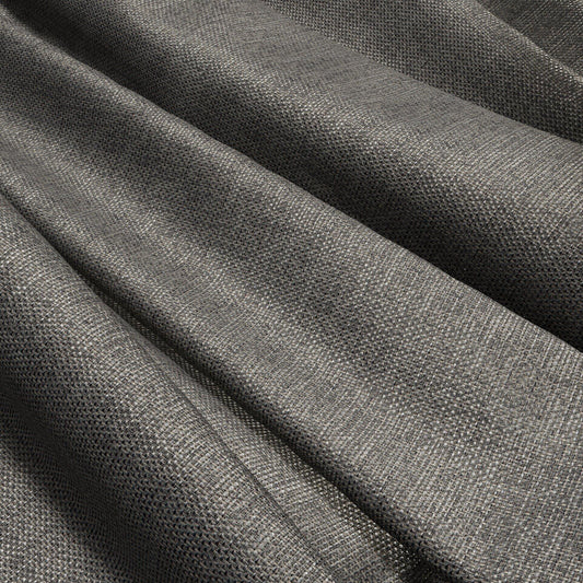 Sekers Yara Peppercorn fire retardant curtain fabric, view 2
