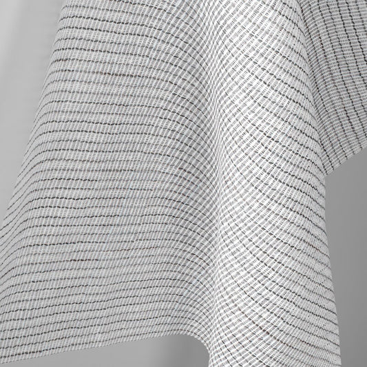 Sekers Macdui Nickel fire retardant curtain fabric, view 2