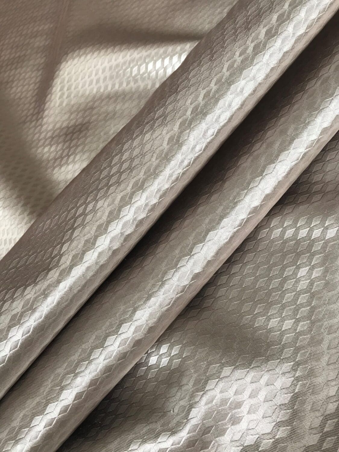 Edinburgh Weavers Ariel Champagne Fire Retardant Curtains
