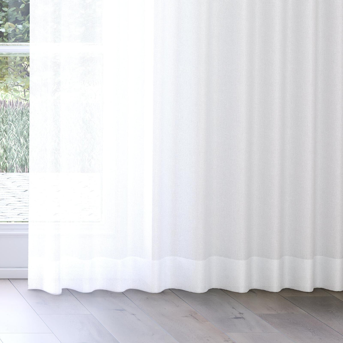 Sekers Macdui Winter fire retardant curtain fabric, view 3