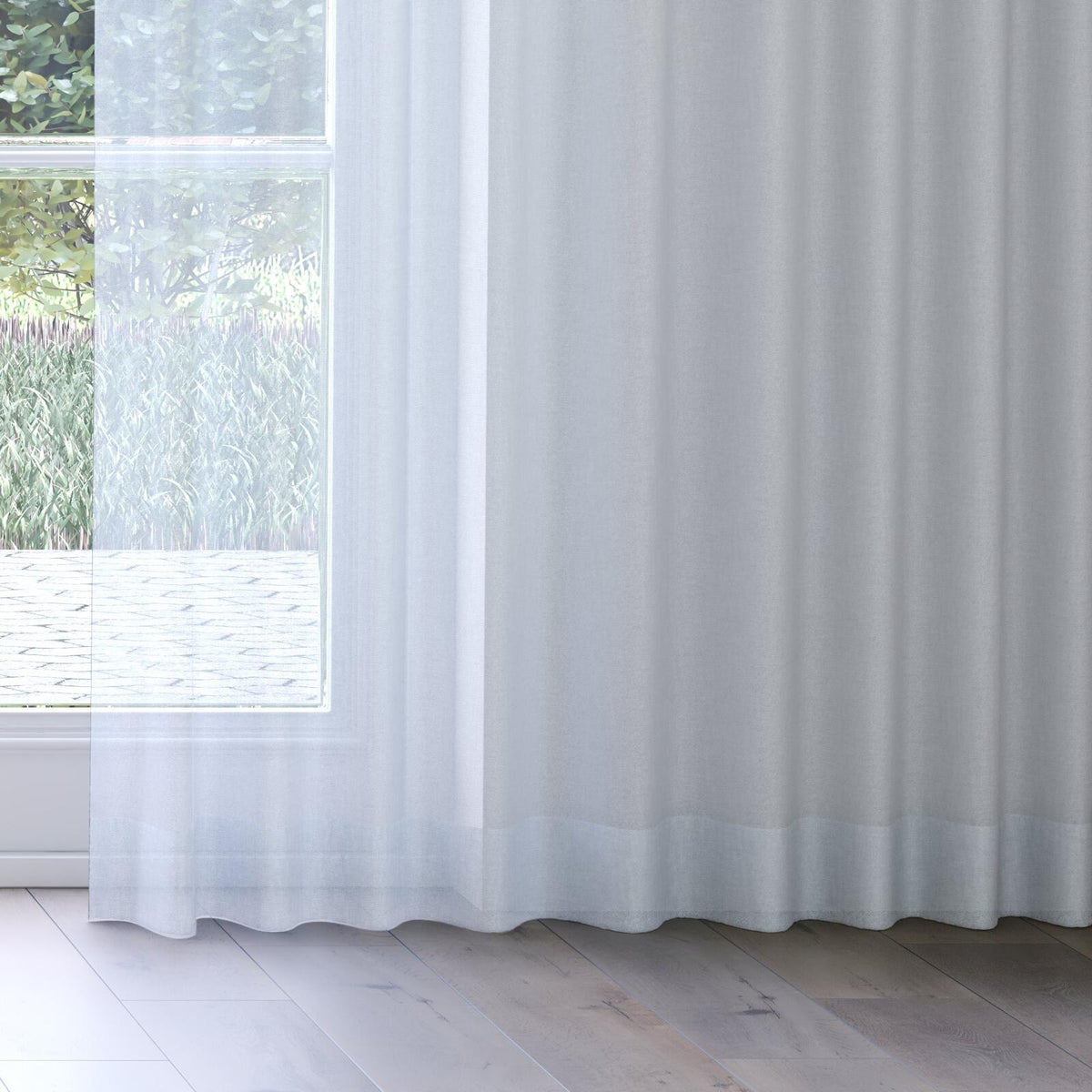 Sekers Horta River fire retardant curtain fabric, view 3