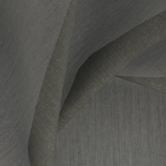 Sekers Zonda Graphite fire retardant curtain fabric, view 2