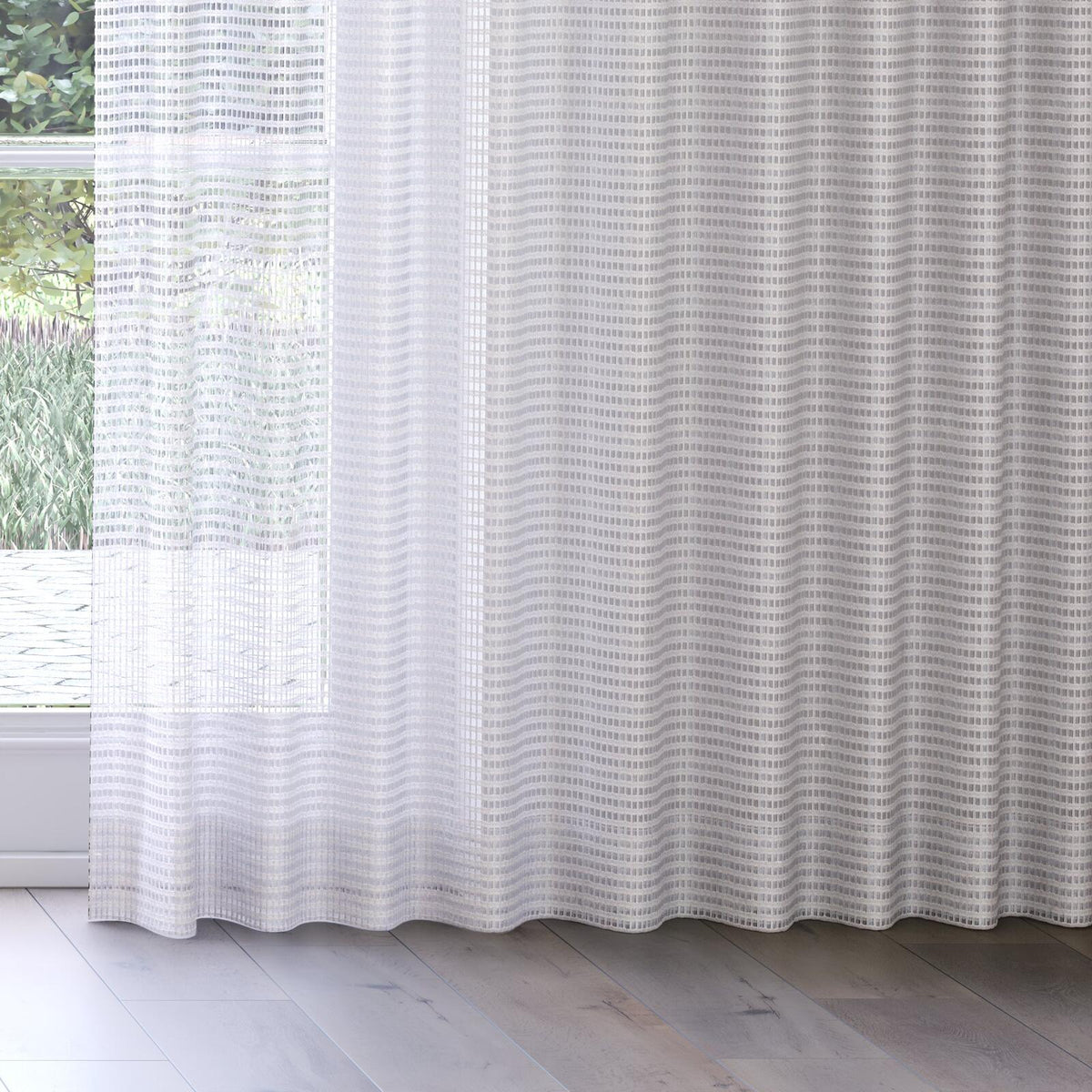 Sekers Sedna Fossil fire retardant curtain fabric, view 3