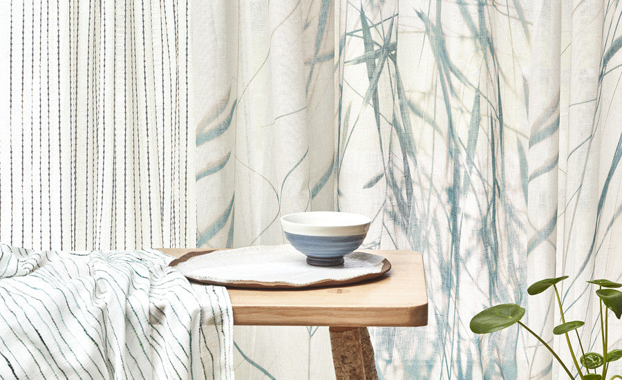 Villa Nova Ceto Atmosphere collection fire retardant curtains interior