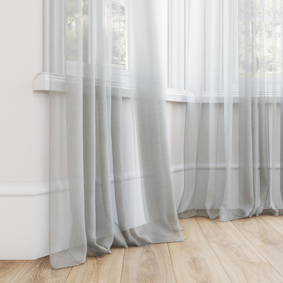 Sekers Zonda Rabbit fire retardant curtain fabric, view 3