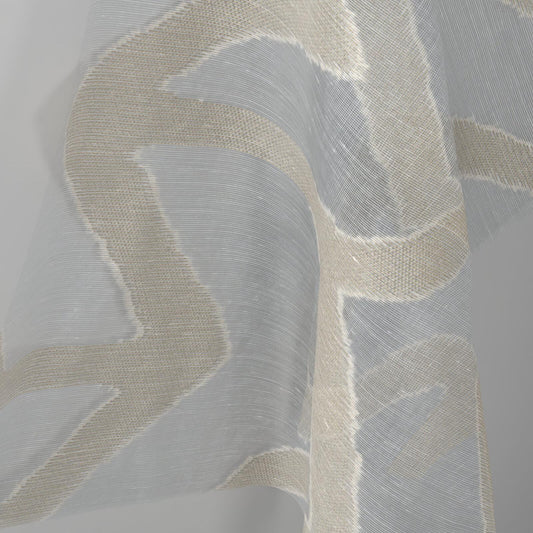 Sekers Pampero Wheat fire retardant curtain fabric, view 2