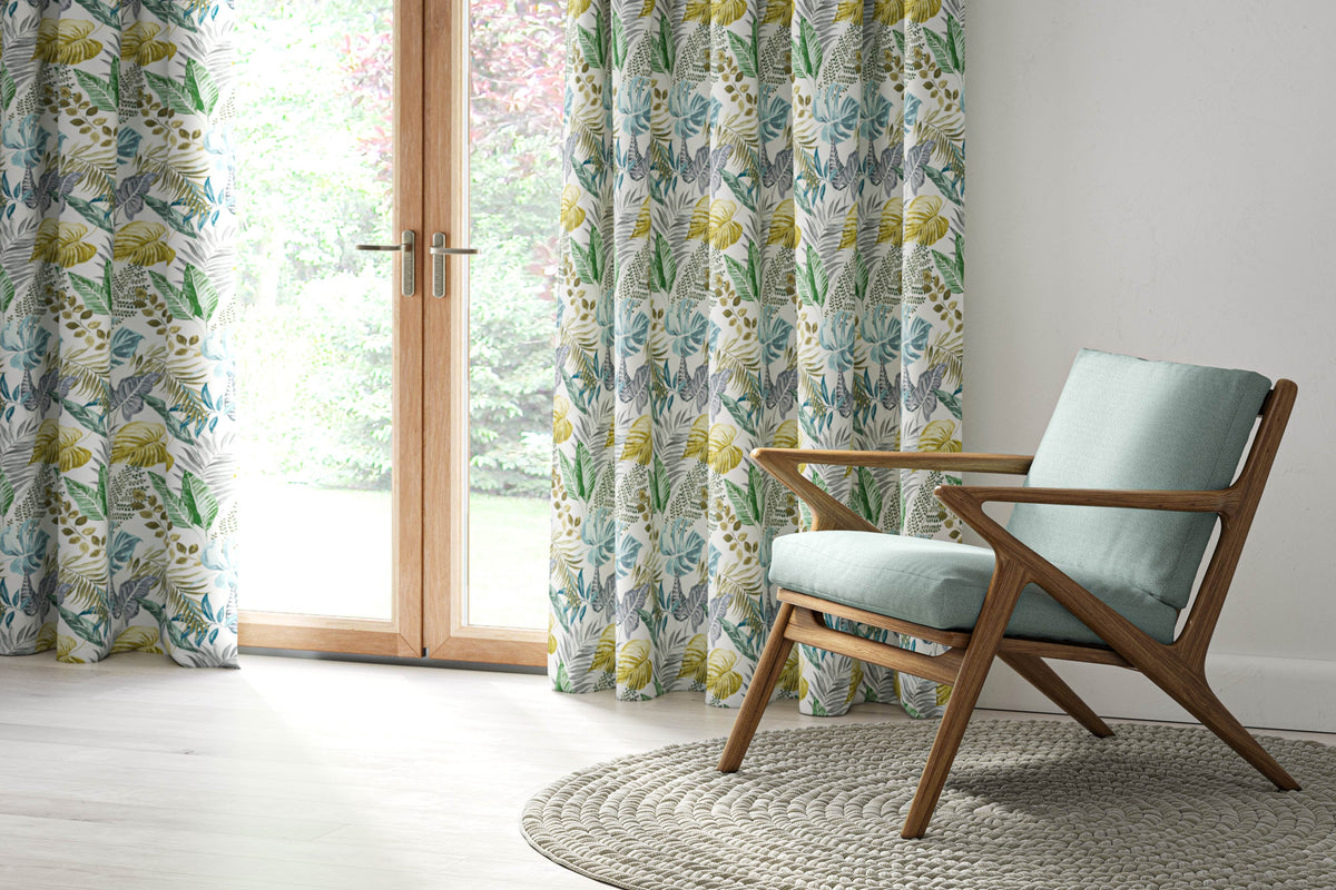 Edmund Bell Foliage fabric in a room setting