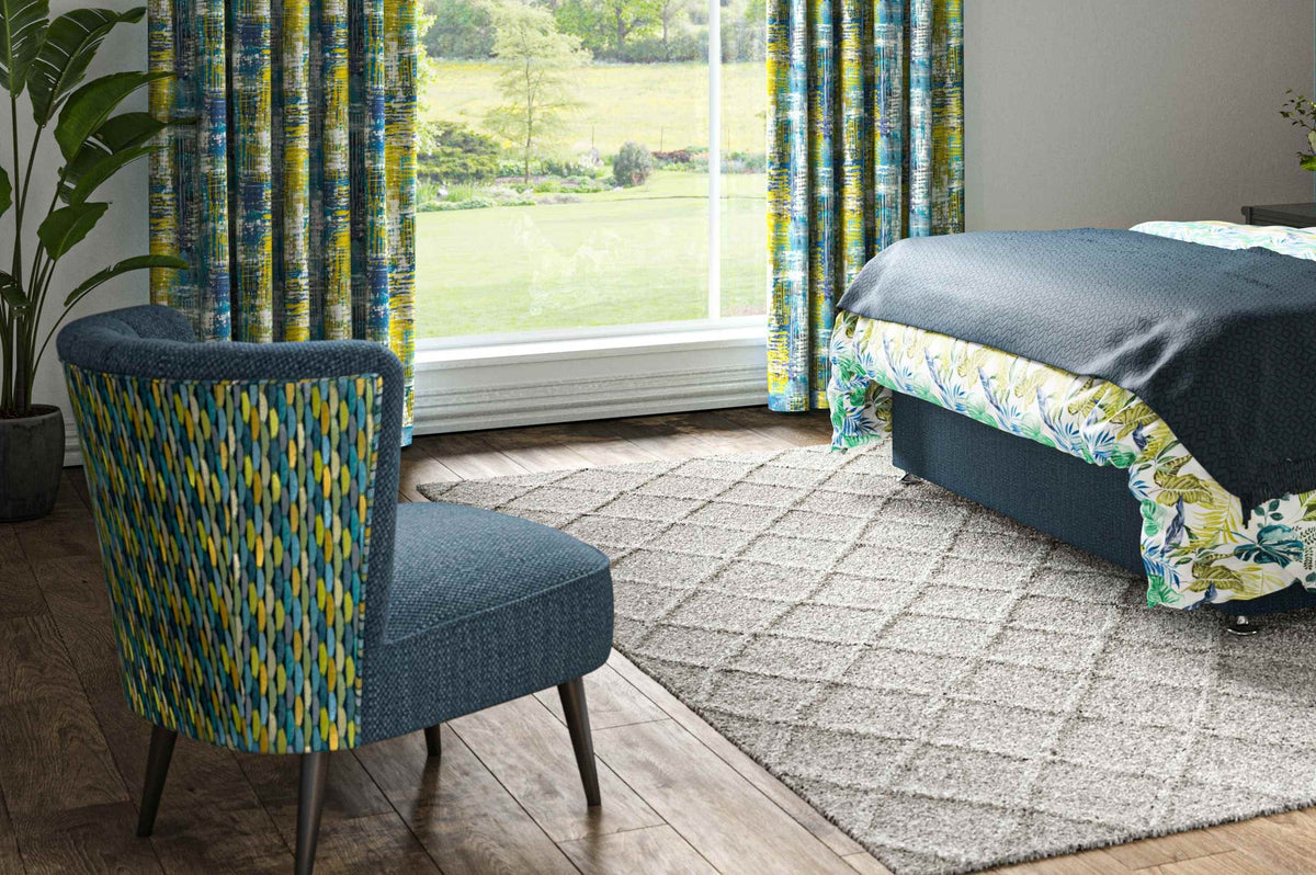 Edmund Bell Tangle fabric in a room setting