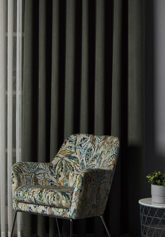 Edmund Bell Evolve Aloe Vera Fire Retardant Curtains