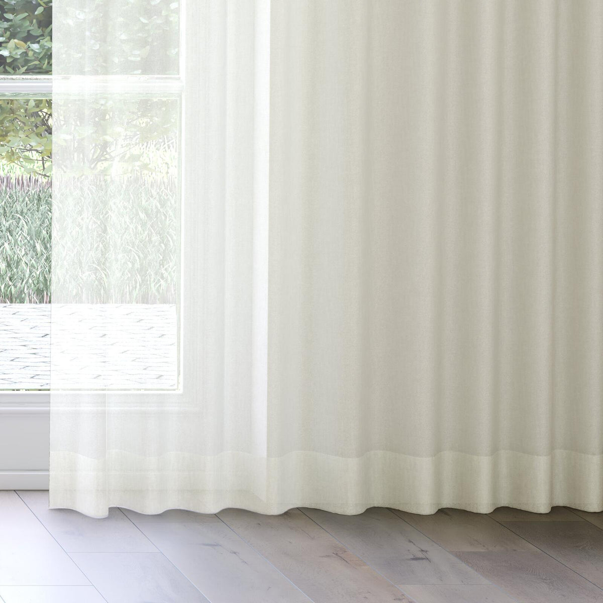Sekers Horta Bamboo fire retardant curtain fabric, view 3