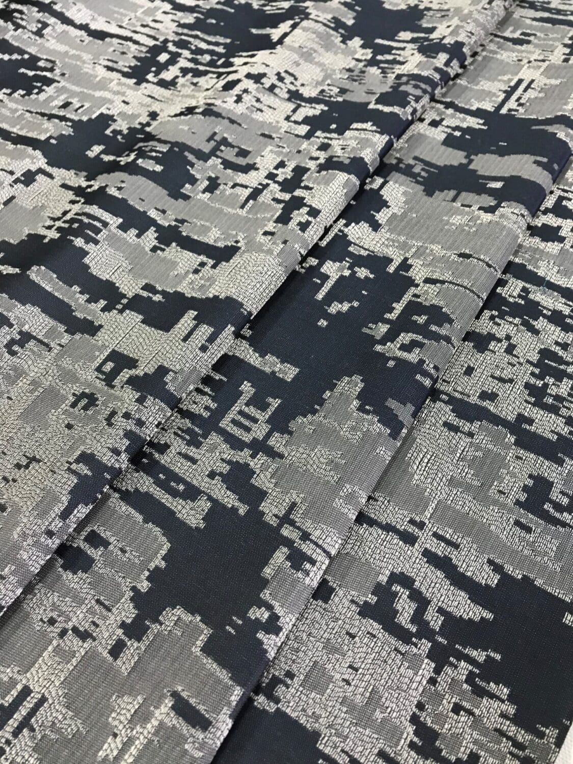 Edinburgh Weavers Fragment Navy Fire Retardant Curtains