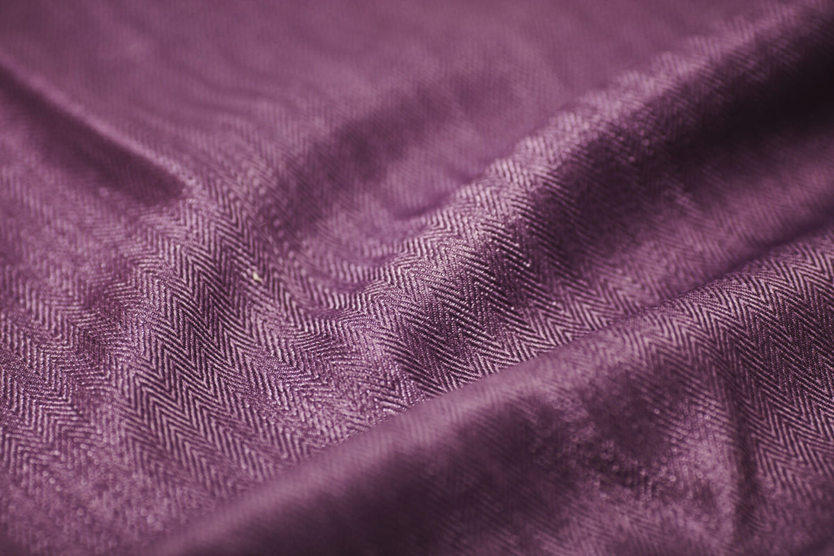 Edinburgh Weavers Gravity Purple Fire Retardant Curtains