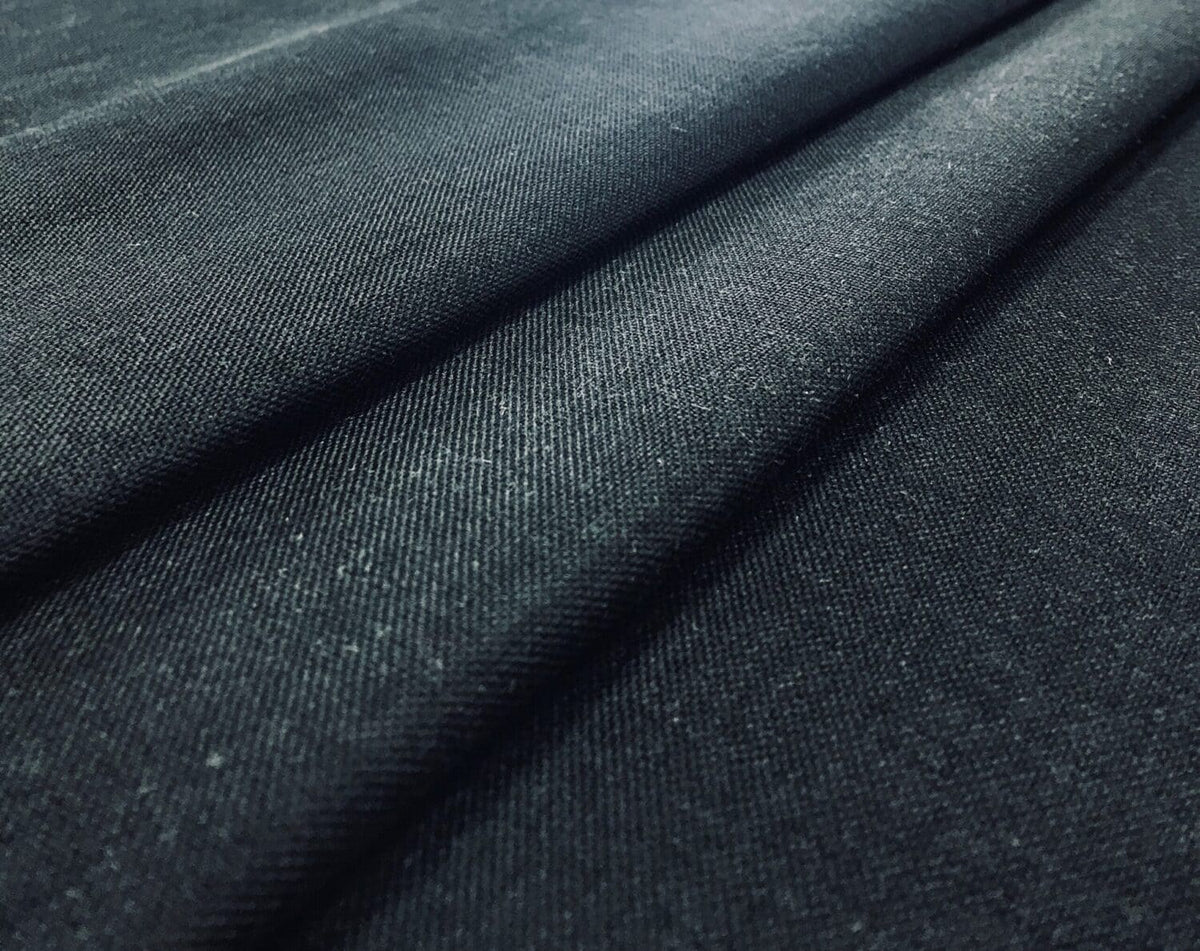 Edinburgh Weavers Haydn Black Fire Retardant Curtains